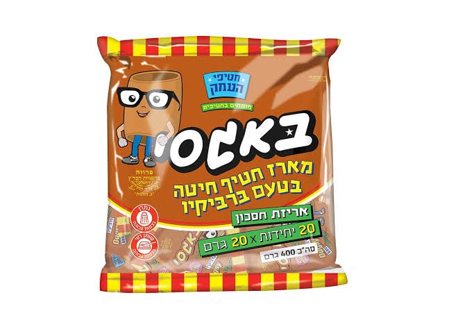 חטיף באגסי חיטה בטעם ברביקיו 20 יחידות 400 גרם