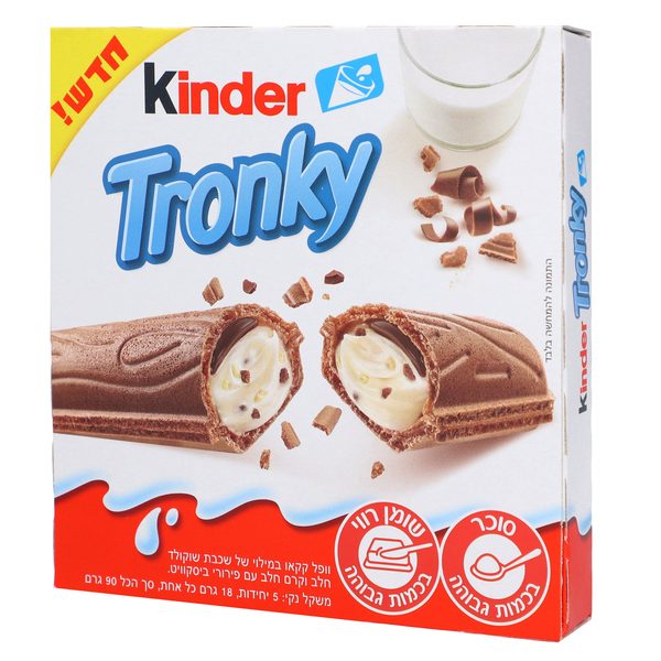 קינדר טרונקי חמישיות 90 גרם