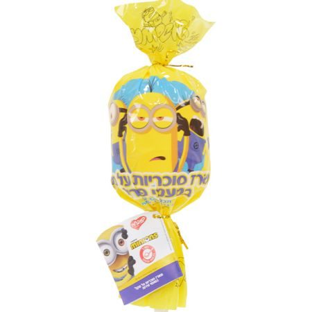 סוכריות על מקל מיניונים 10 יחידות 80 גרם