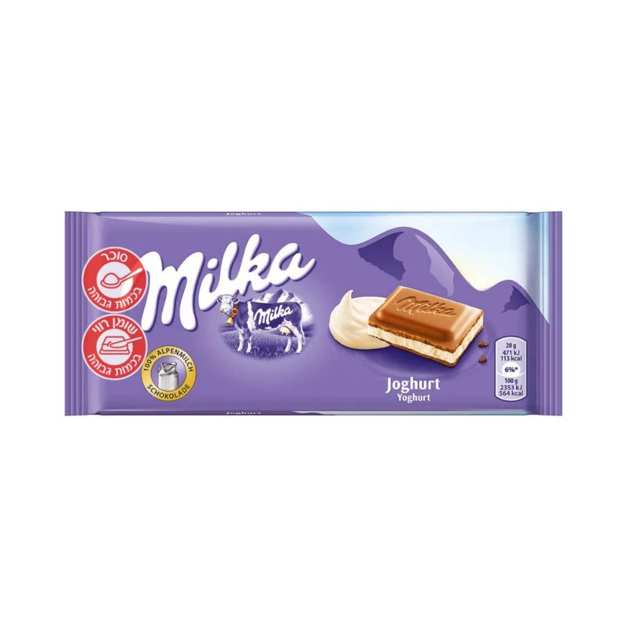 מילקה שוקולד בטעם קרם יוגרוט 100 גרם
