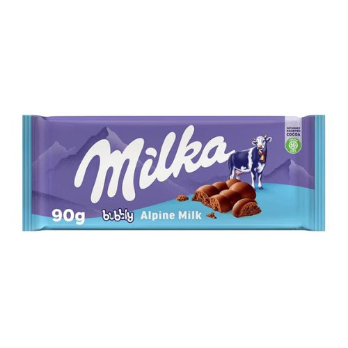 מילקה שוקולד עם מילוי חלב אוורירי 90 גרם