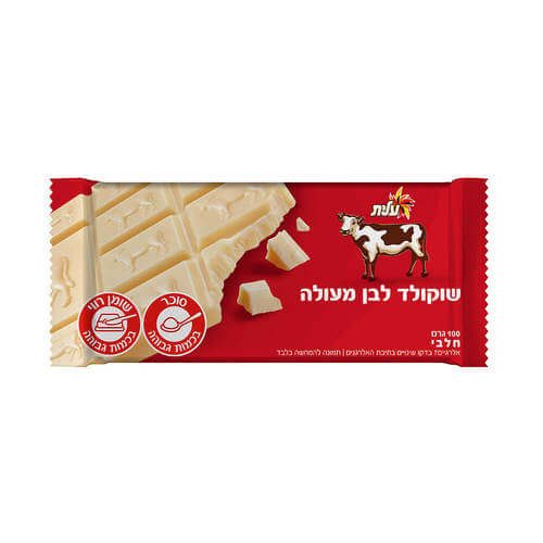 עלית שוקולד לבן עלית 100 גרם