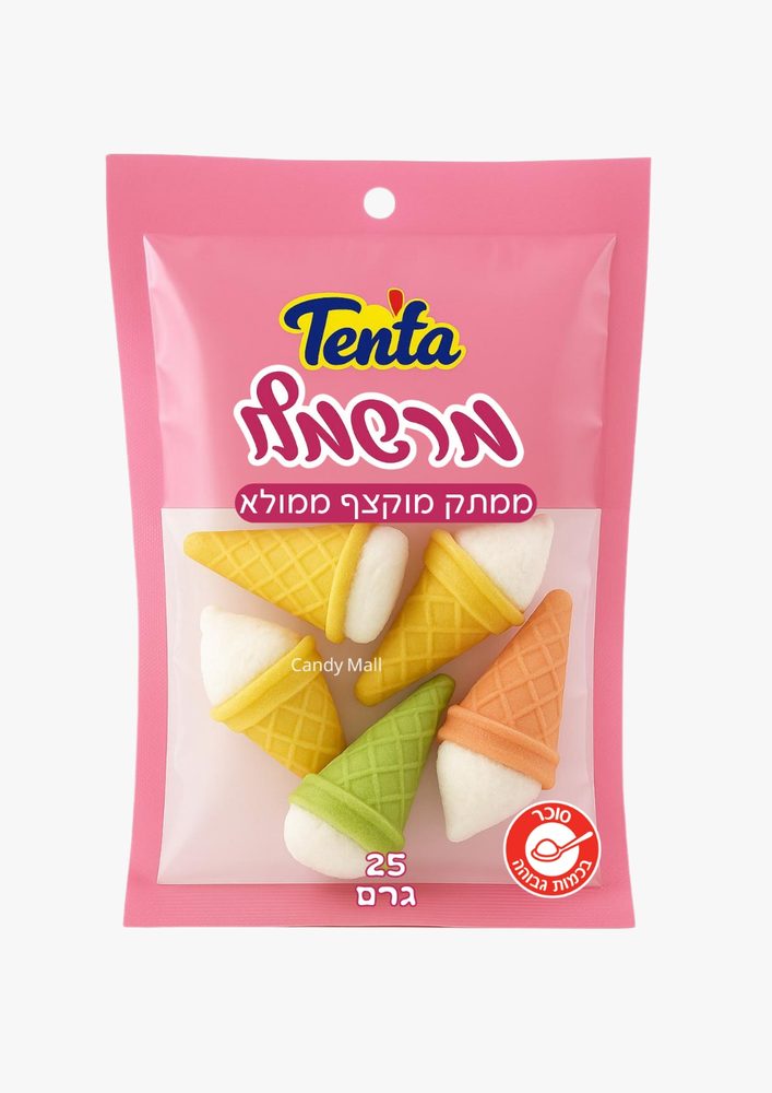 מרשמלו גלידה תנתה 25 גרם