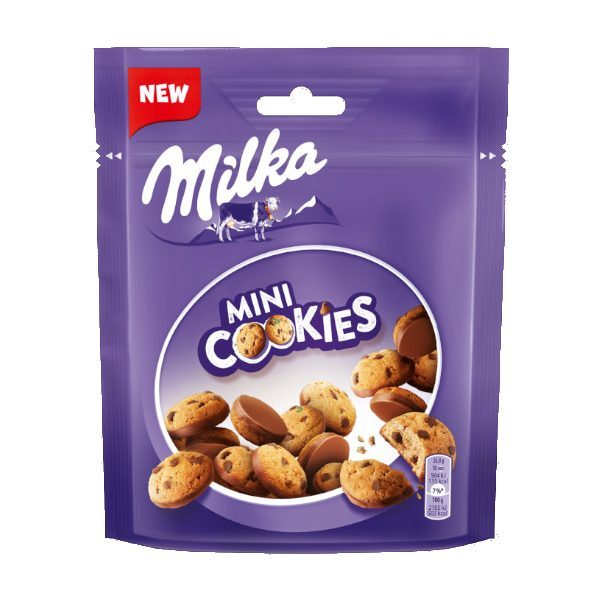 מילקה מיני עוגיות שוקולד ציפס 110 גרם