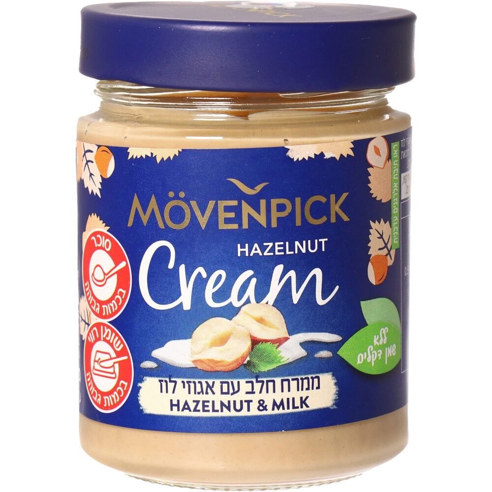 מוונפיק ממרח חלב עם אגוזי לוז 300 גרם