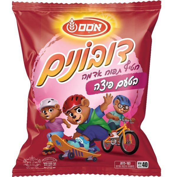 אסם דובנים בטעם פיצה 40 גרם