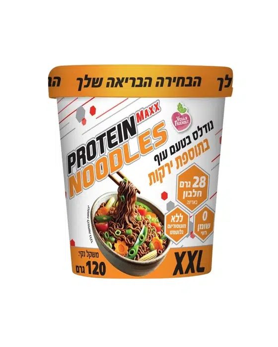 נודלס פרוטאין בטעם עוף עם ירות יבשים 120 גרם