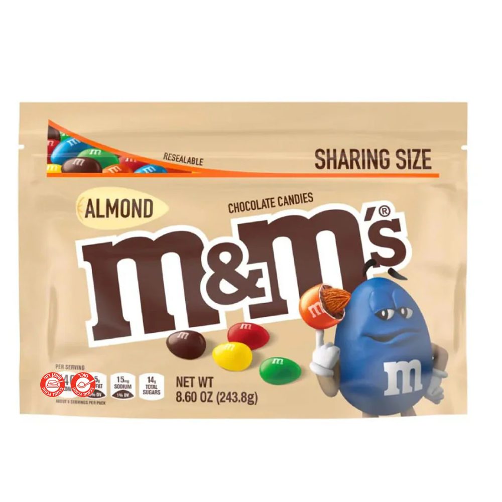 מאנדמ עם שקדים שלמים 244 גרם