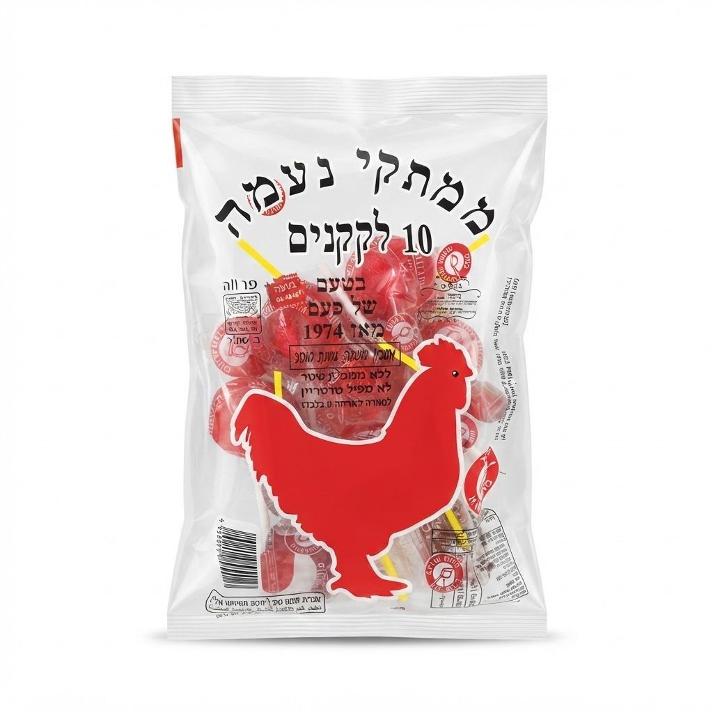 ממתקי נעמה לקקן תרנגול עשירייה 200 גרם