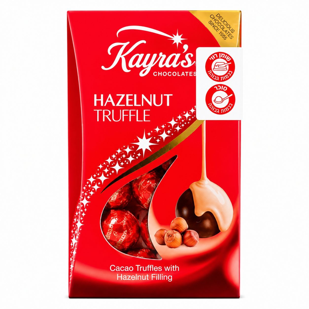 Kaynas טראפל קקאו בטעם אגוזים 120 גרם