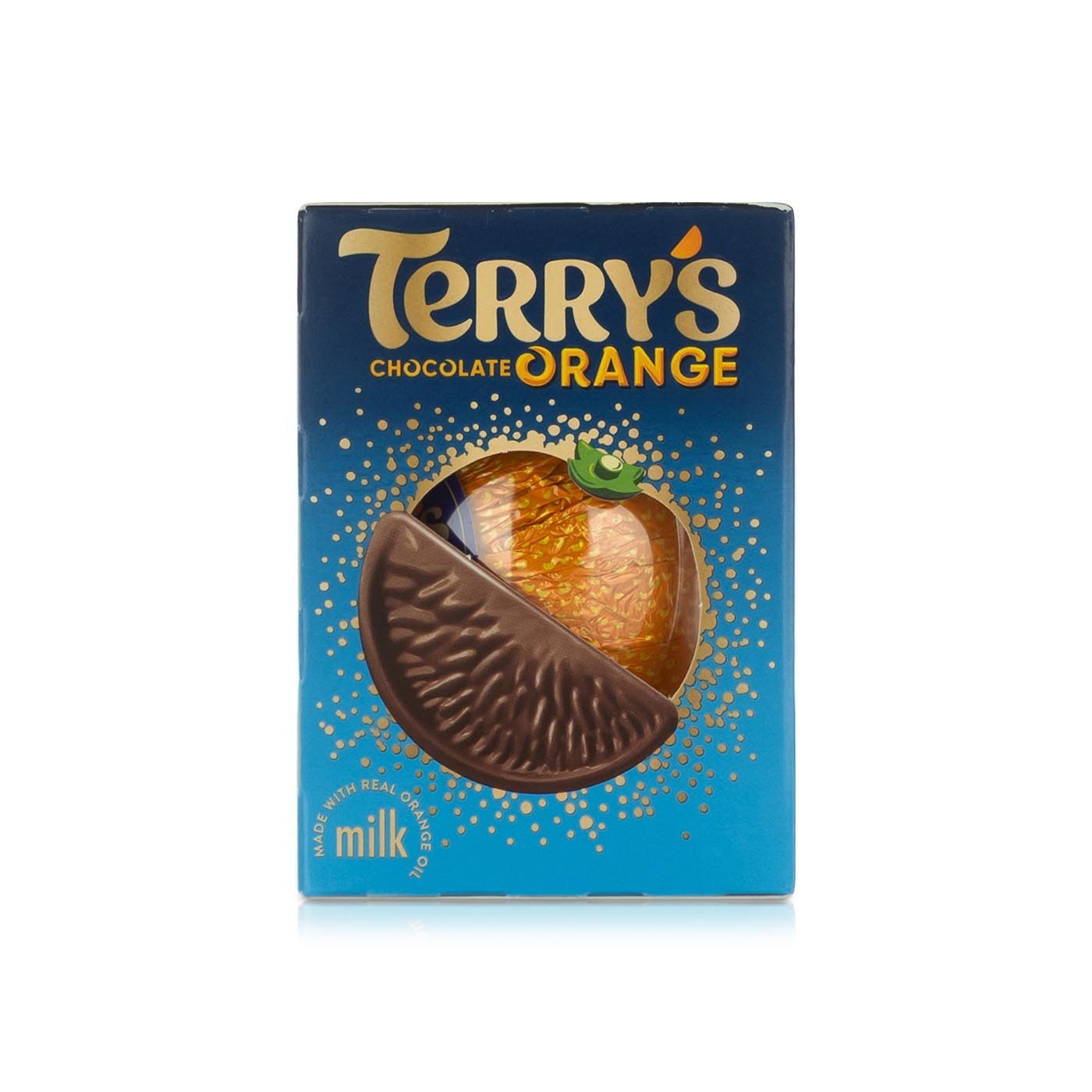 Terrys תפוז מצופה שוקולד חלב עם חתיכות טופי 145 גרם