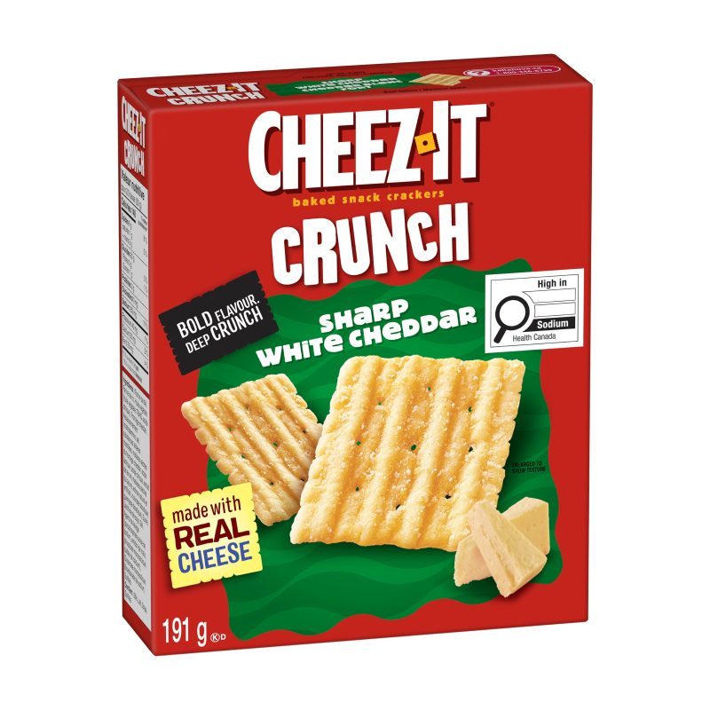 Cheez it קרקר פריך בטעם גבינת צדר לבנה חריפה 191 גרם