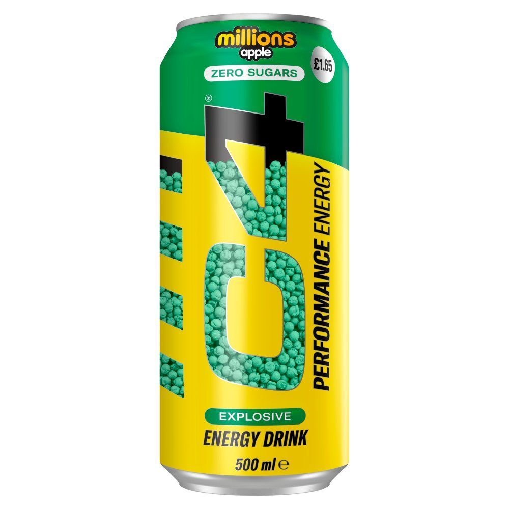 משקה אנרגיה C4 בטעם תפוח עץ 500 מ"ל